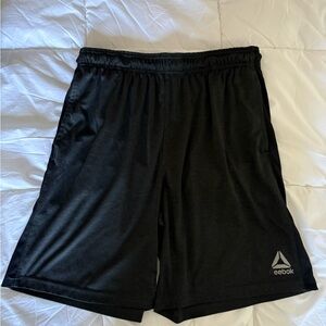 Reebok Men's Dark Gray Athletic Shorts